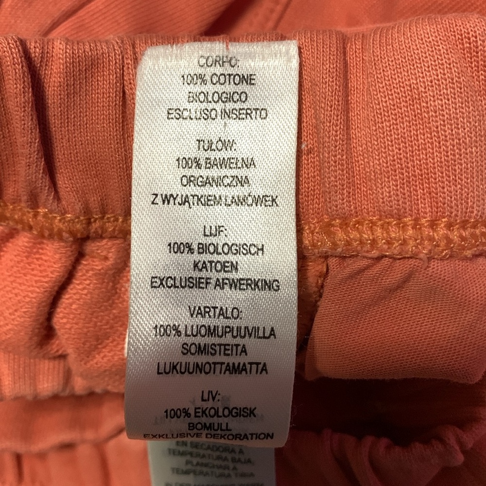 Patagonia Women’s Regenerative Coral Organic Cotton Essential Medium Pants Relax - Picture 9 of 15
